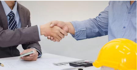 partenariat d'un dirigeant de BTP et un directeur commercial externalisé